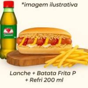 imagem do produto Combo 11 - Hot Nº18 Fritas Pq + Refri 200ml