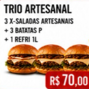 imagem do produto TRIO ARTESANAL (3 pessoas)