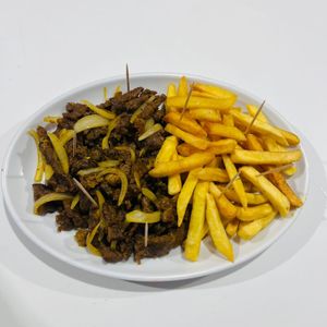 imagem do produto Petisco de isca de carne e batata frita