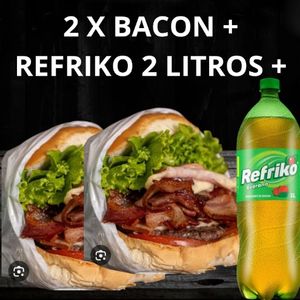 imagem do produto 2 X BACON + REFRIKO 2 LITROS