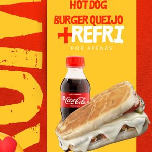 imagem do produto DOG BURGER QUEIJO + COCA 2O0 ML