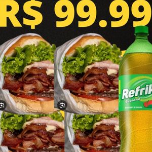 imagem do produto 4 X BACON + REFRIKO 2 LITROS