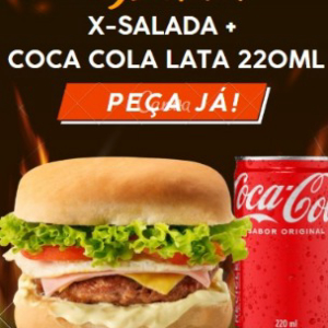 imagem do produto X SALADA + BATATA + COCA 2OO ML