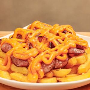 imagem do produto Batata frita c/calabresa e cheddar  