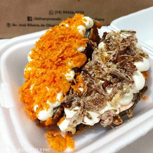 imagem do produto Temaki Fry com Arroz Misto - Nachos & Onions Crispy 