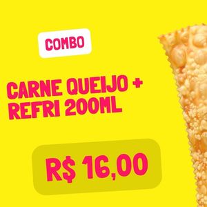imagem do produto Carne queijo + refri 200ml 