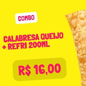 imagem do produto Calabresa queijo + refri 200ml 