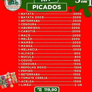 imagem do produto Kit Picados 3 em 1