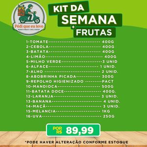 imagem do produto Kit da Semana + Frutas