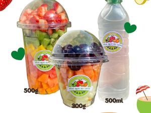 imagem do produto Combo copo de 500g+copo300g+água de coco 500ml