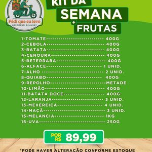imagem do produto Kit da Semana + Frutas
