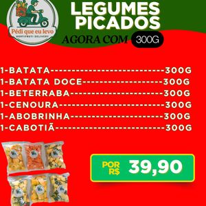 imagem do produto Kit de Legumes Picadas 6un. 