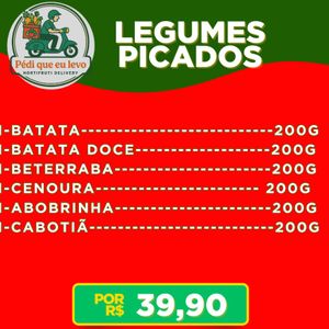 imagem do produto Kit de Verduras Picadas 6un. 