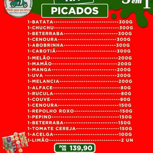 imagem do produto Kit Picados 3 em 1