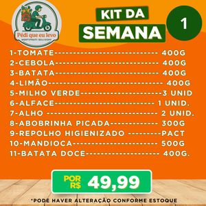 imagem do produto Kit da semana 1