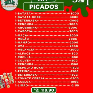 imagem do produto Kit Picados 3 em 1
