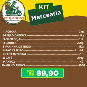 imagem do produto KIT MERCEARIA