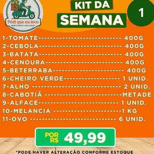 imagem do produto Kit da semana 1