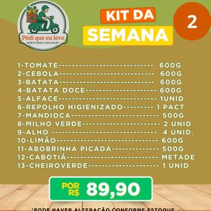 imagem do produto Kit da semana 2