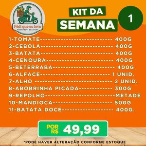 imagem do produto Kit da semana 1