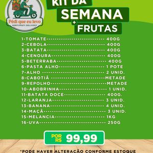 imagem do produto Kit da Semana + Frutas