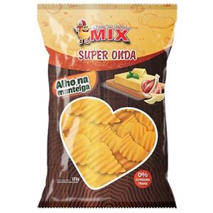 imagem do produto Batata Chips Frita Ondulada Sabor Alho Na Manteiga Mix 180g
