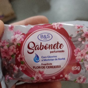 imagem do produto Sabonete B&S Flor de cereja 85g