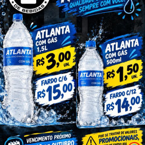 imagem do produto Promoção Agua com gás  Atlanta 
