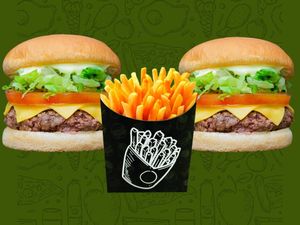 imagem do produto 2 Burger Salada + fritas