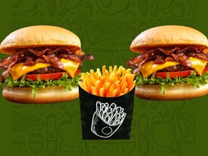 imagem do produto 2 Burger Salada Bacon + fritas