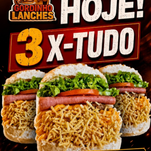 imagem do produto Combo 3 X-Tudo