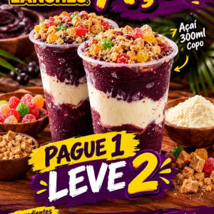 imagem do produto 2 Açaí 300ml Copo