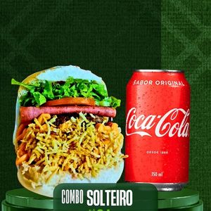 imagem do produto Combo Solteiro: X-Tudo + Coca 350ml 