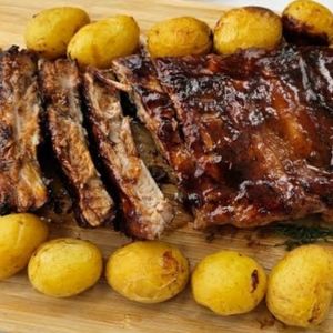 imagem do produto Costela ( porco ) + Batata calabresa 