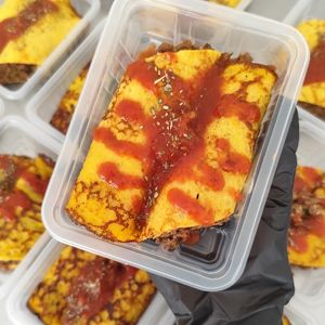 imagem do produto Panqueca de cenoura com recheio de carne moída 