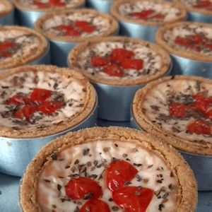 imagem do produto Quiche lowcarb de amêndoas (Embalagem com 3 unidades)