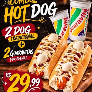 imagem do produto COMBO HOT DOG / 2 Dog tradicional + 2 Guaravitas 