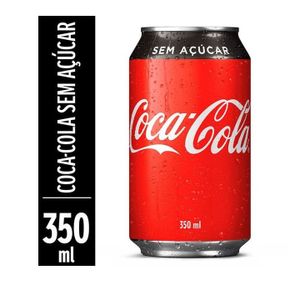 imagem do produto Coca cola lata 350ml zero açúcar 