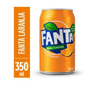 imagem do produto Fanta laranja lata 350ml sabor original