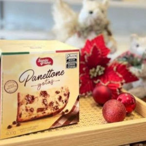 imagem do produto Panetone gotas de chocolate SANTO GRANO 400 gramas