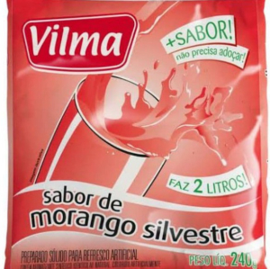 imagem do produto SUCO VILMA 240 GRAMAS SABOR MORANGO SILVESTRE FAZ 2 LITROS