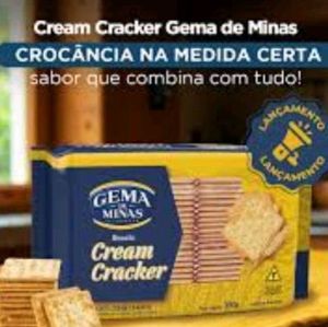 imagem do produto Biscoito cream cracker GEMA DE MINAS 350 g