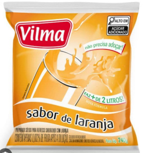 imagem do produto SUCO VILMA 240 GRAMAS SABOR LARANJA FAZ 2 LITROS