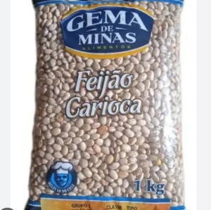 imagem do produto feijão gema de minas carioca PACOTE 1 KILO
