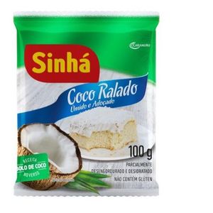 imagem do produto coco ralado fino sinha 100gramas 