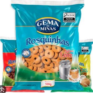 imagem do produto Rosquinha gema de minas sabor Leite  pacote 500 gramas