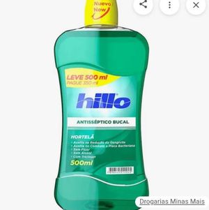 imagem do produto Antisseptico BUCAL HILLO 500 ML sabor HORTELA