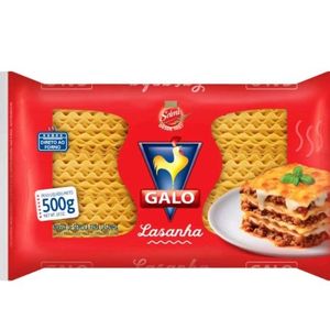 imagem do produto Macarrao lasanha galo 500 g Direto ao forno