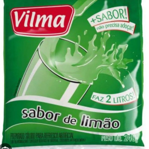 imagem do produto SUCO VILMA 240 GRAMAS SABOR LIMAO FAZ 2 LITROS