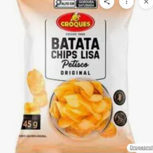 imagem do produto BATATA CHIPS SABOR ORIGINAL 45 GRAMAS
